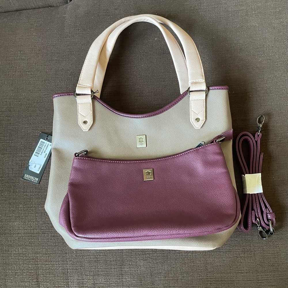 Brooklyn Industries Juneau Handbag in Taupe NWT